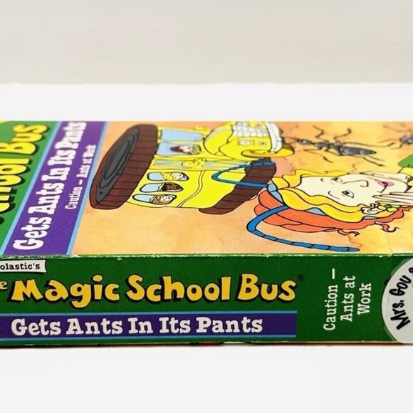 THE MAGIC SCHOOL BUS ANTS IN ITS PANTS Caution Ants at Work VHS Home Video Tape - Picture 4 of 6